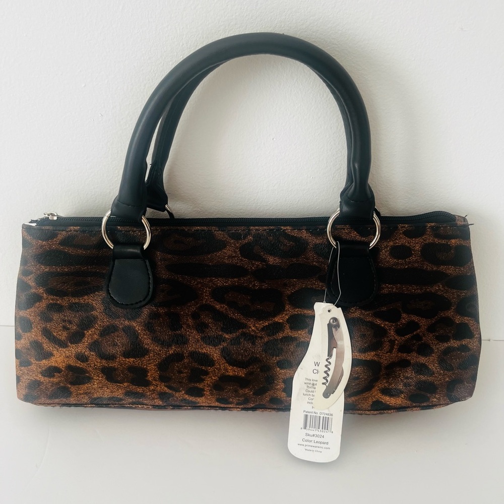 Primeware Insulated Wine Lunch Bag Tote Animal Print 750ml NEW